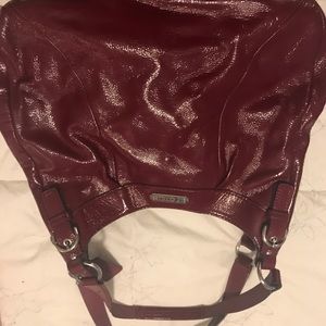 Maroon Coach Bag.